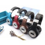 Wholesale LCD Display HD Wireless Bluetooth Stereo Headphone 471 (Brown)